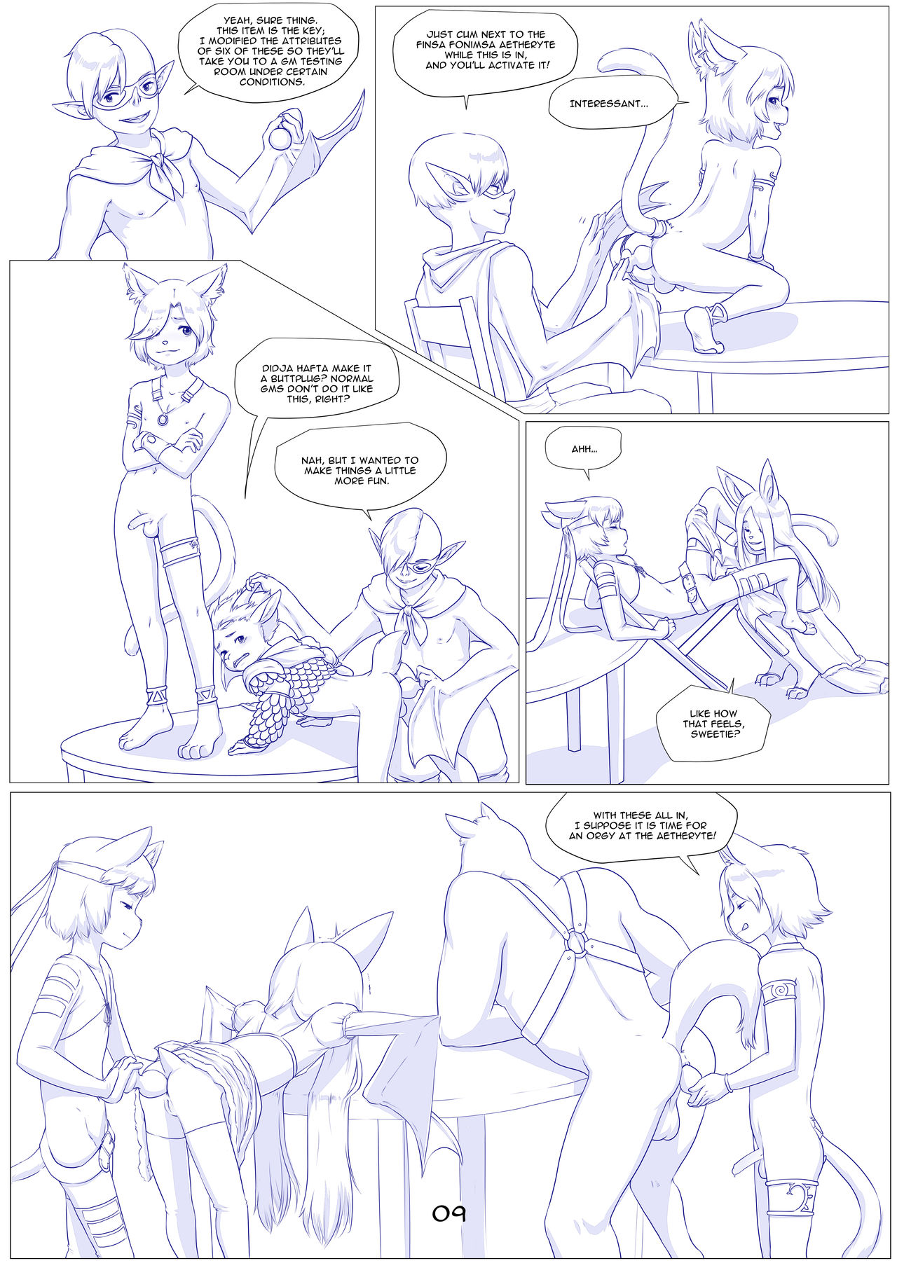 Furry Fantasy XIV Chapter 5 page 10 full