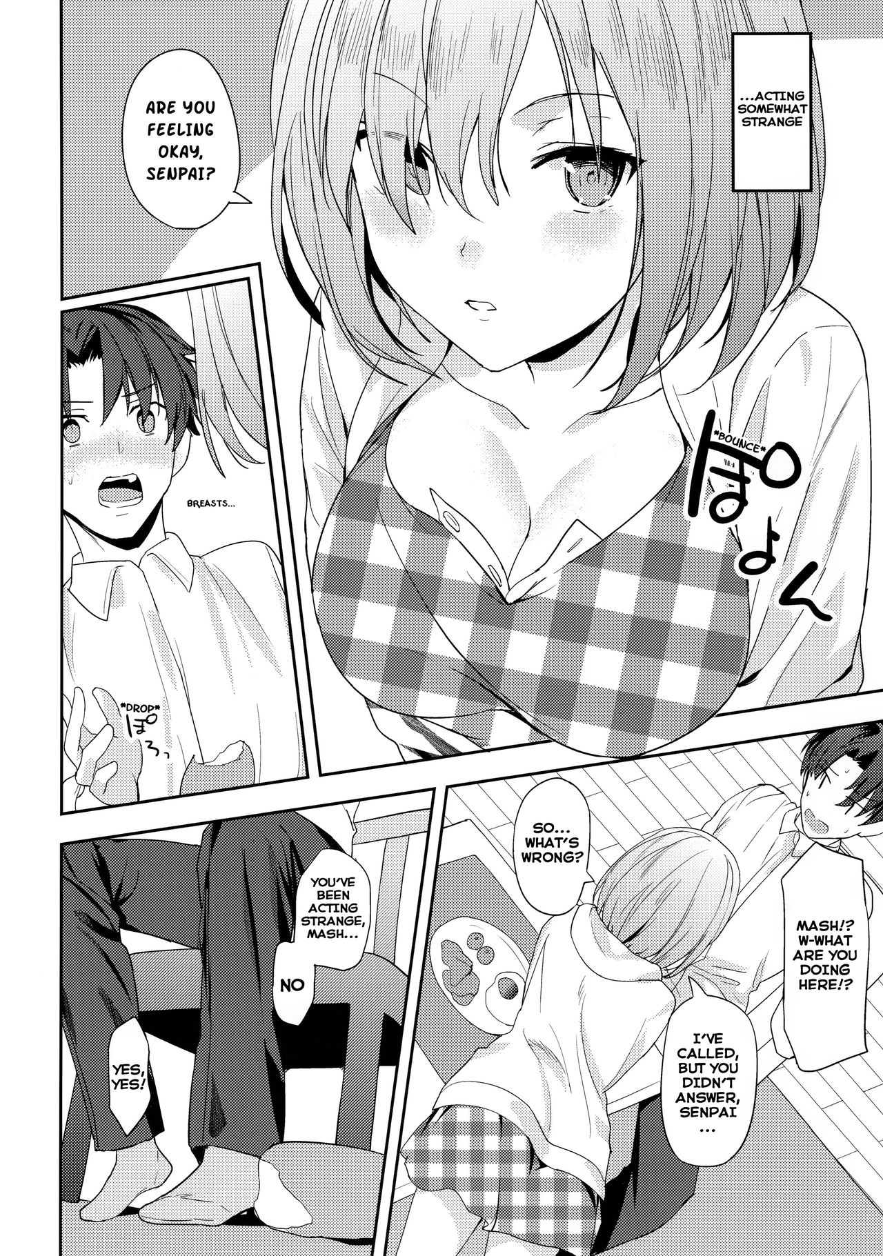 Mash wa Senpai ni Chikazukitai! | Mash Wants to Be Intimate With Senpai! page 7 full