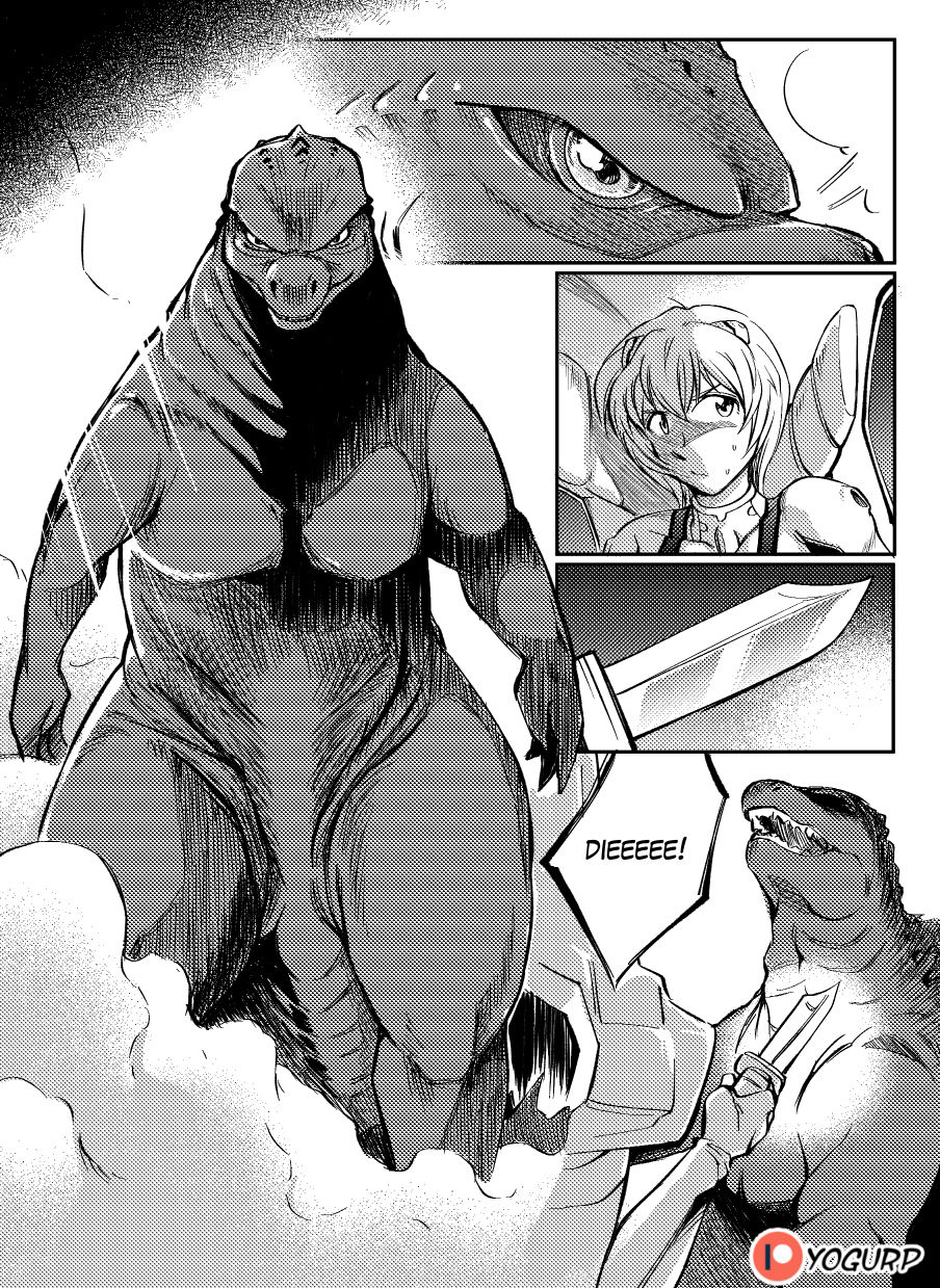 Godzilla VS Rei Ayanami page 4 full