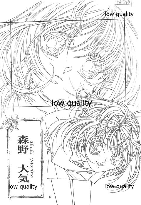 Flutter of birds 線画集 page 4 full