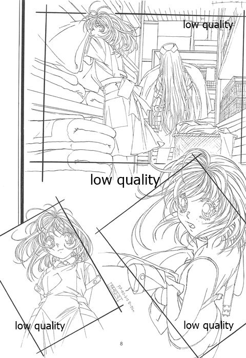 Flutter of birds 線画集 page 7 full