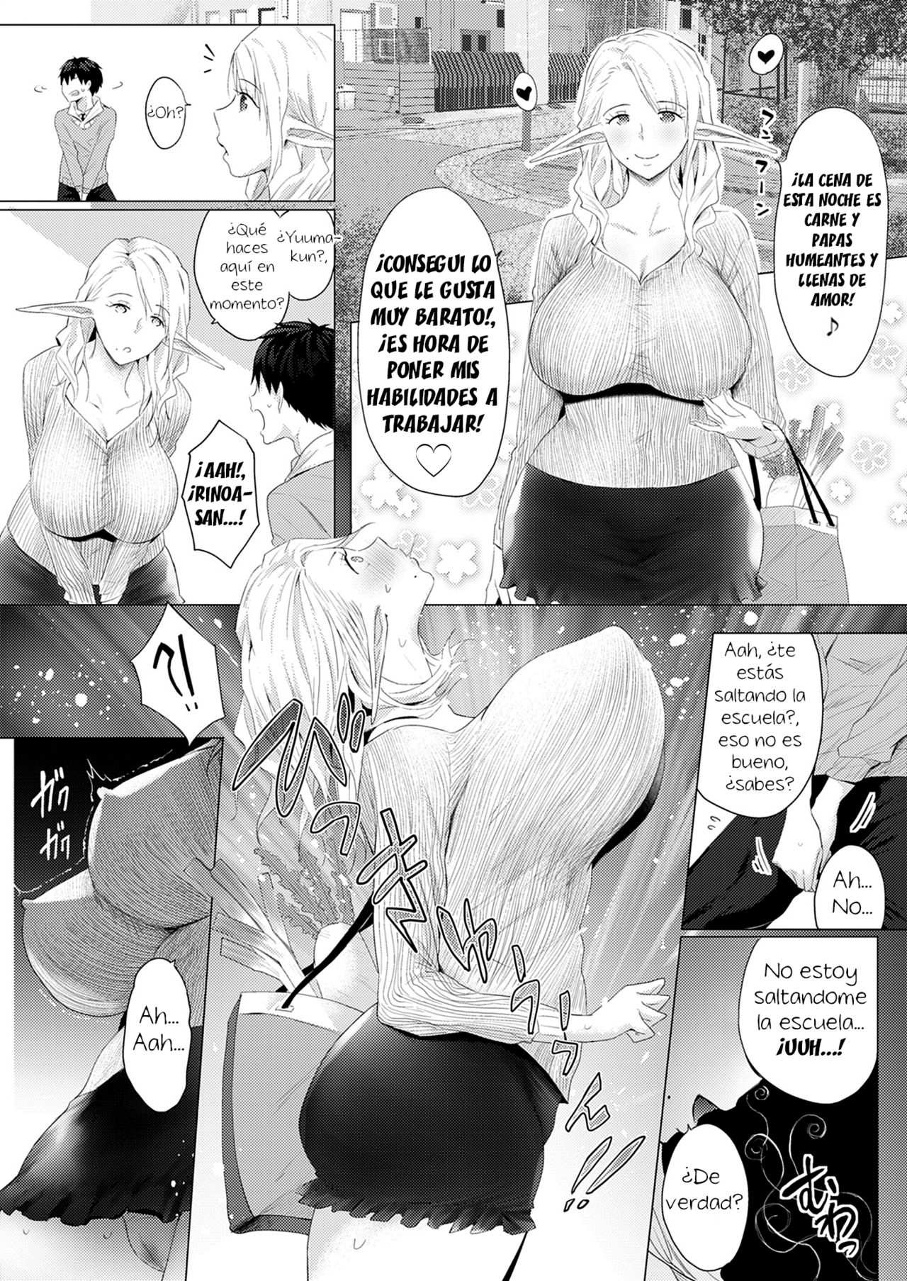Orc Chinpo o Te ni Ireta! Elf Oyako o Ore Senyou Nama Onaho ni Shitatta www | ¡Tengo un pene de orco!, así que convertí a una madre e hija elfas en mis agujeros para follar personales Jajaja page 7 full