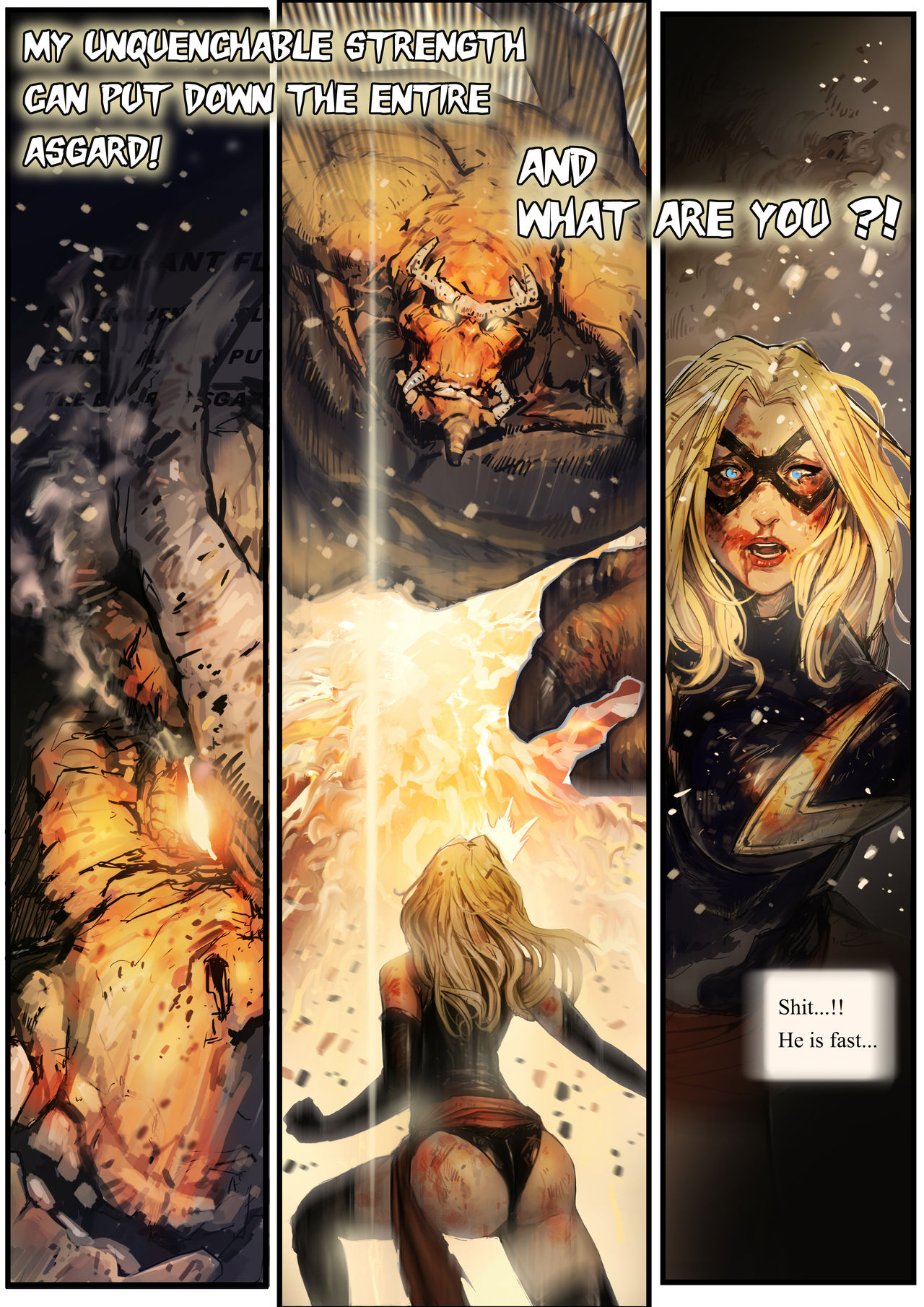 Superheroine Cosmic Cataclysm page 7 full