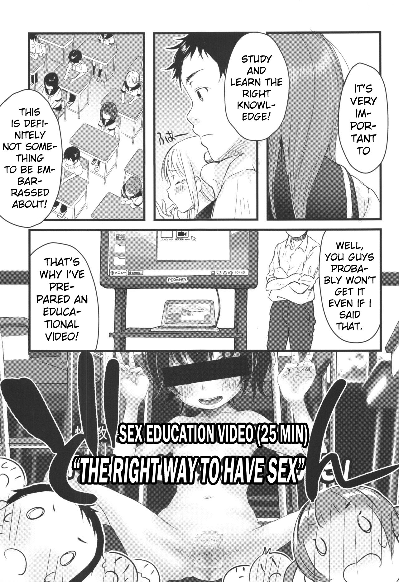 ©-sei de Manabu, Tadashii Sex Kouza | JC Hands-On Proper Sex Lecture page 8 full