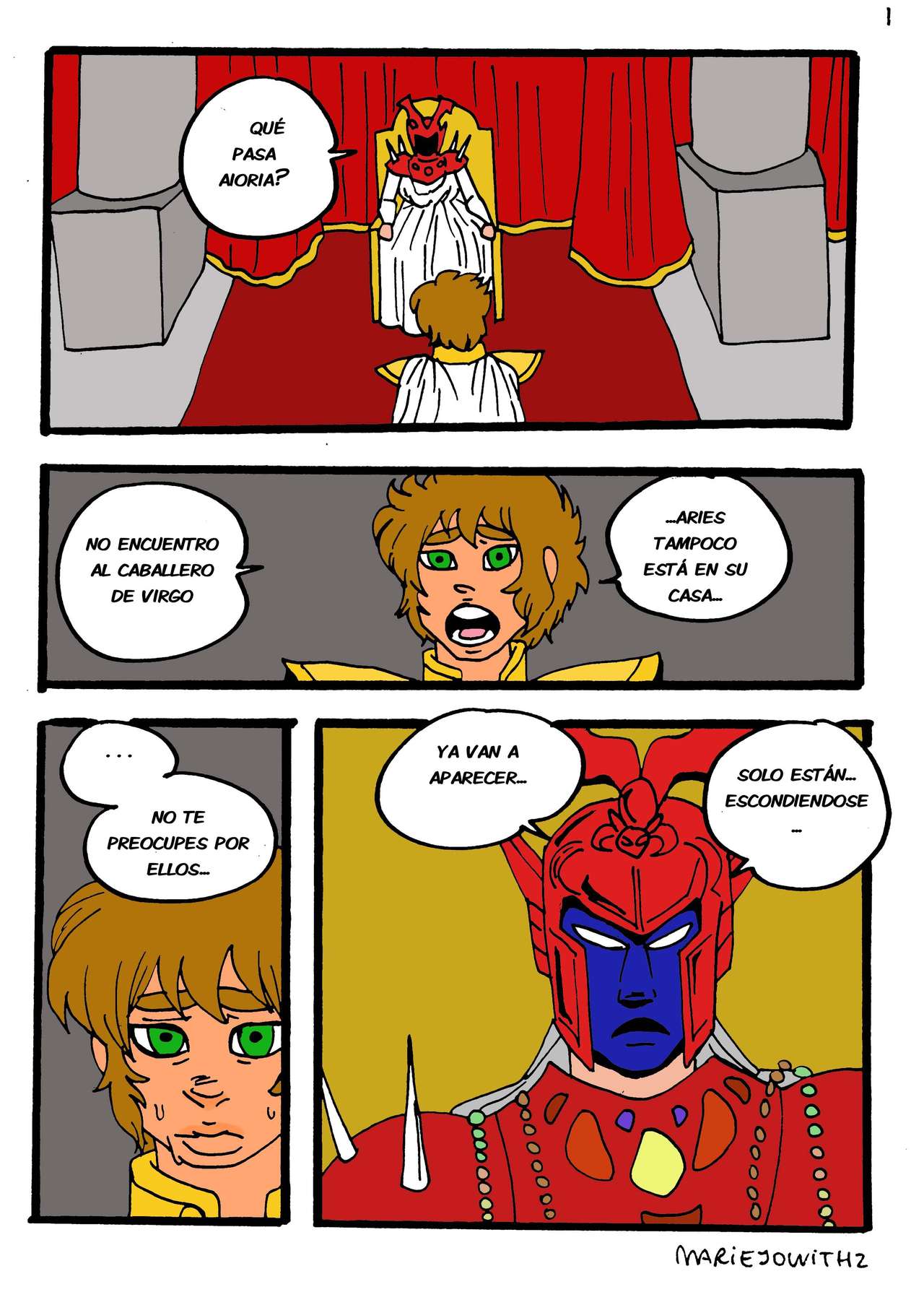 El cinturón - Doujinshi de Saint Seiya page 2 full