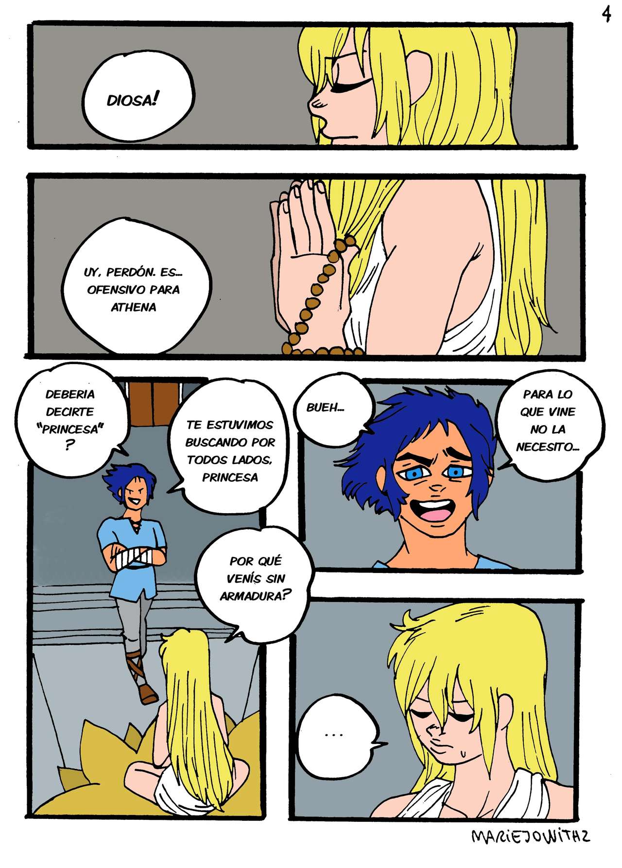 El cinturón - Doujinshi de Saint Seiya page 5 full
