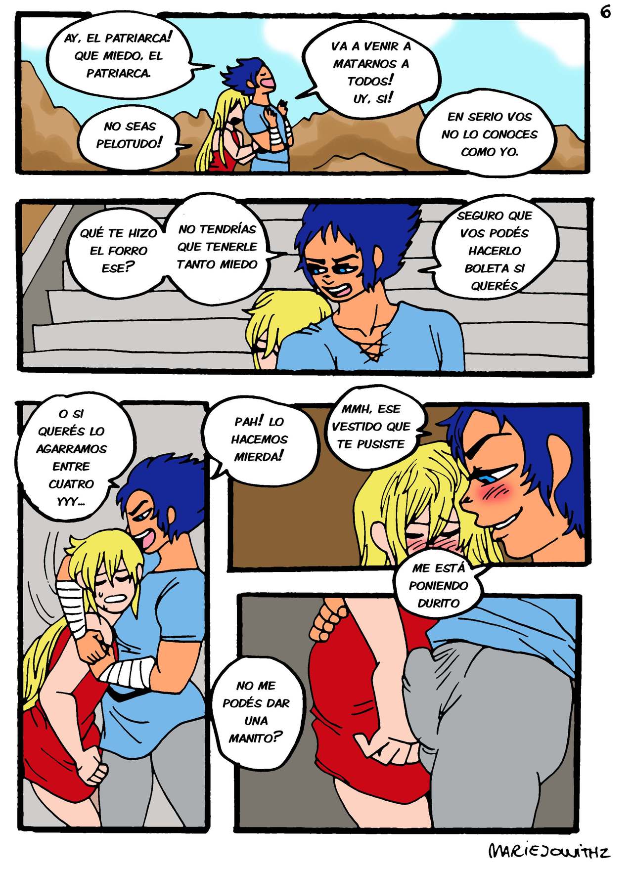 El cinturón - Doujinshi de Saint Seiya page 7 full