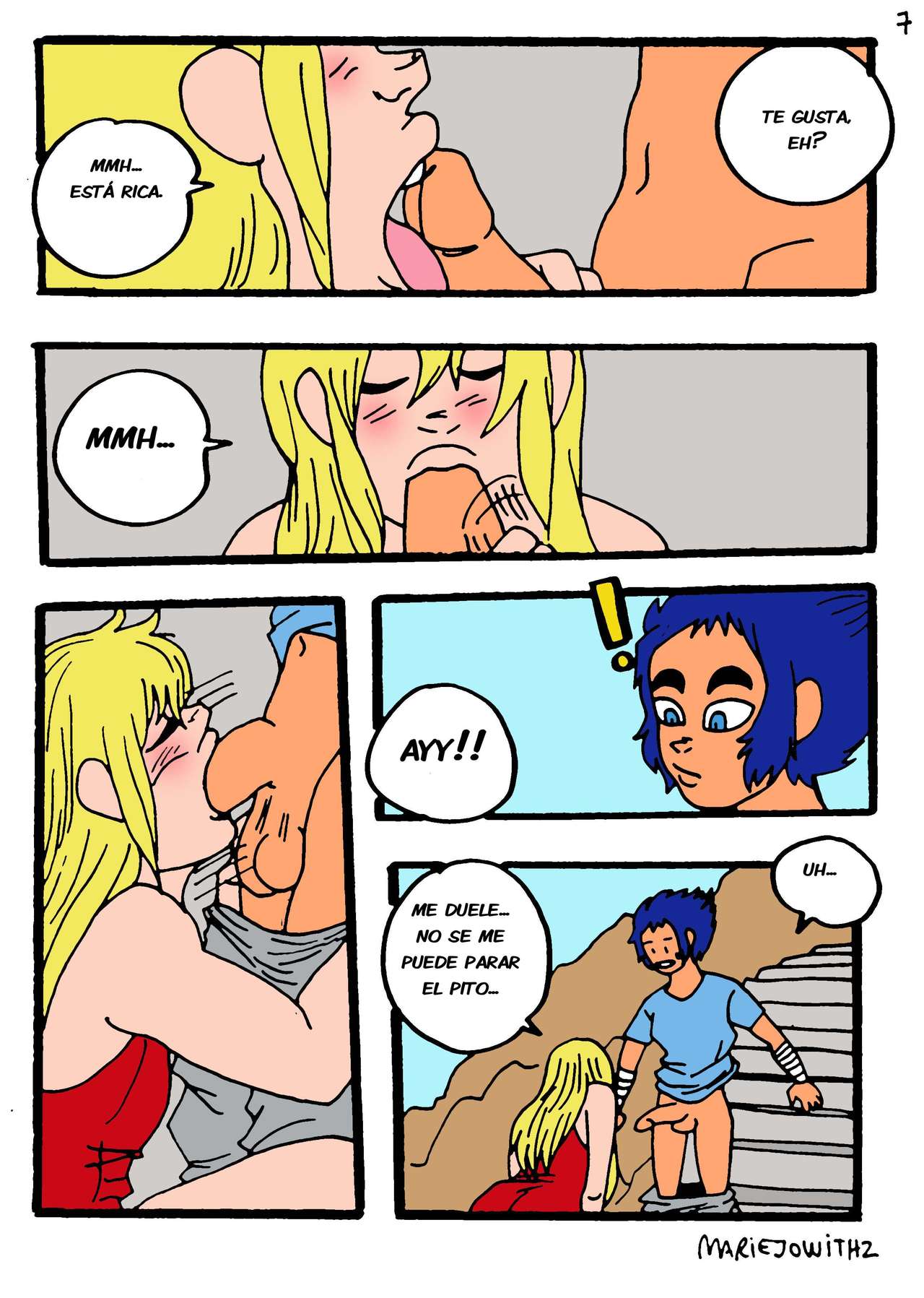 El cinturón - Doujinshi de Saint Seiya page 8 full