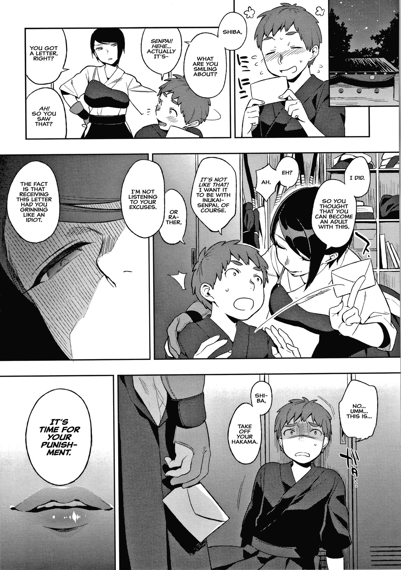 Ame yo Muchi yo, Yumi to Gen | Carrots and Sticks, Bows and Arrows page 7 full