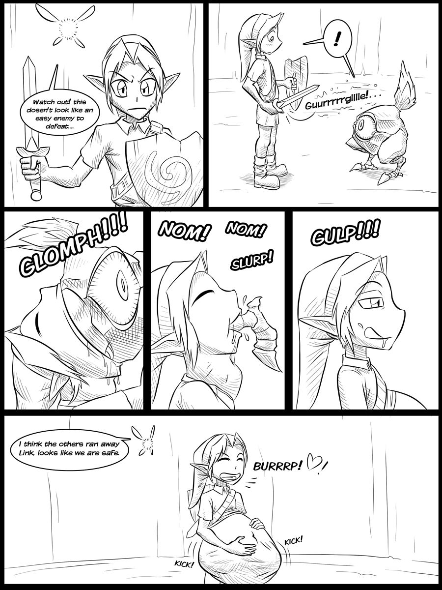 Ocarina of Vore Ch. 1-9 page 9 full