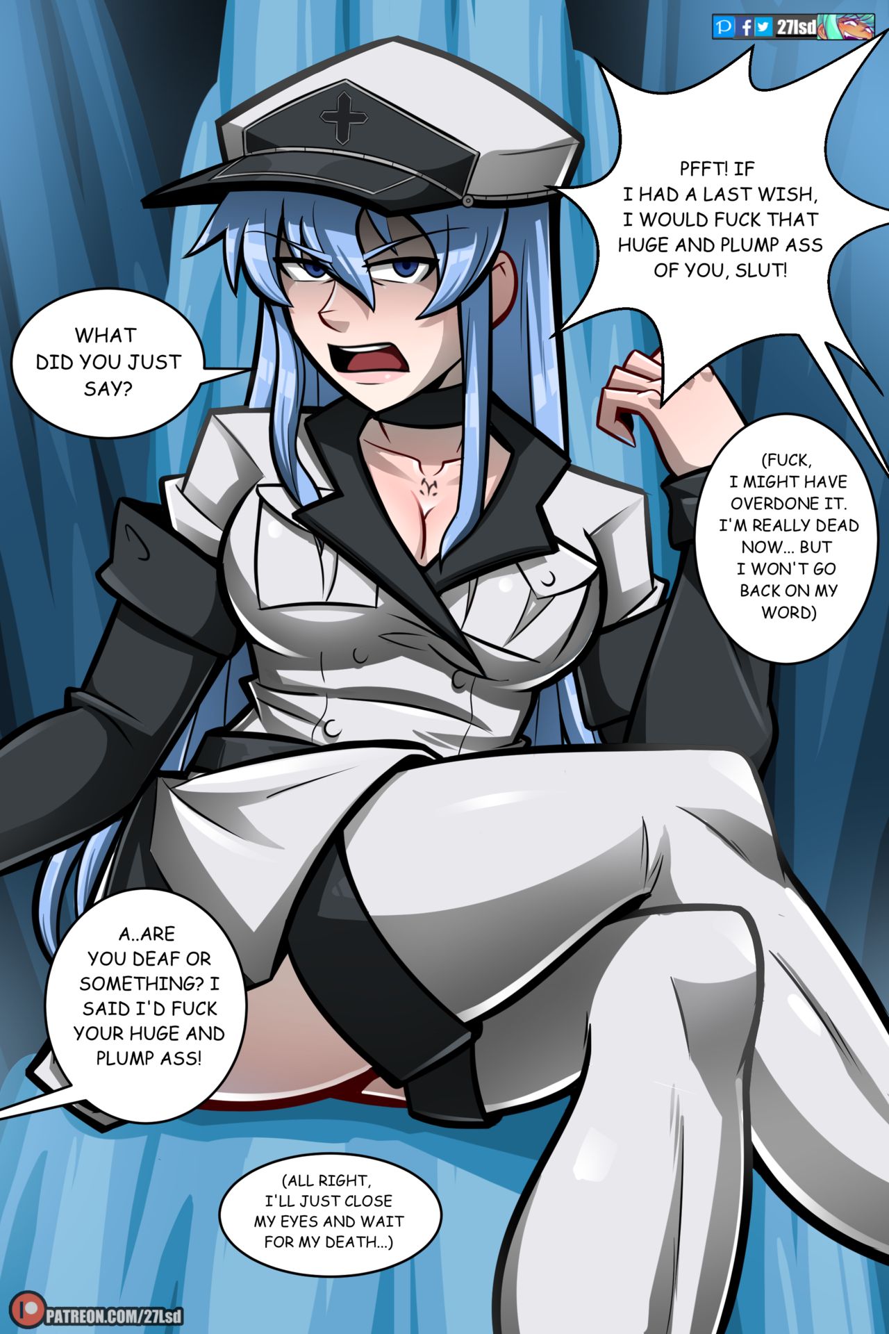 Esdeath Patreon page 2 full