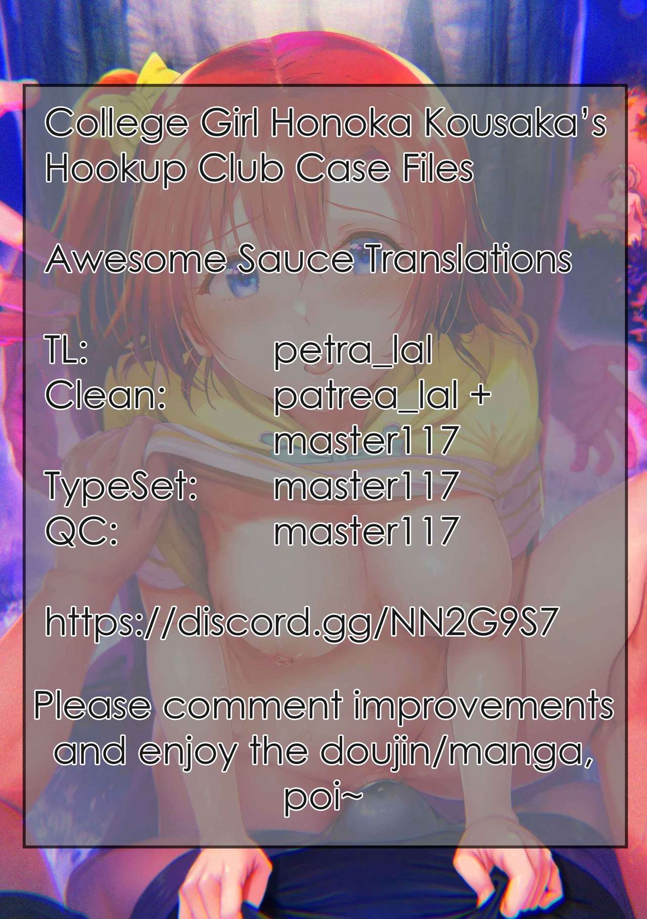 Joshidaisei Kosaka Honoka no Yarisa jikenbo page 2 full