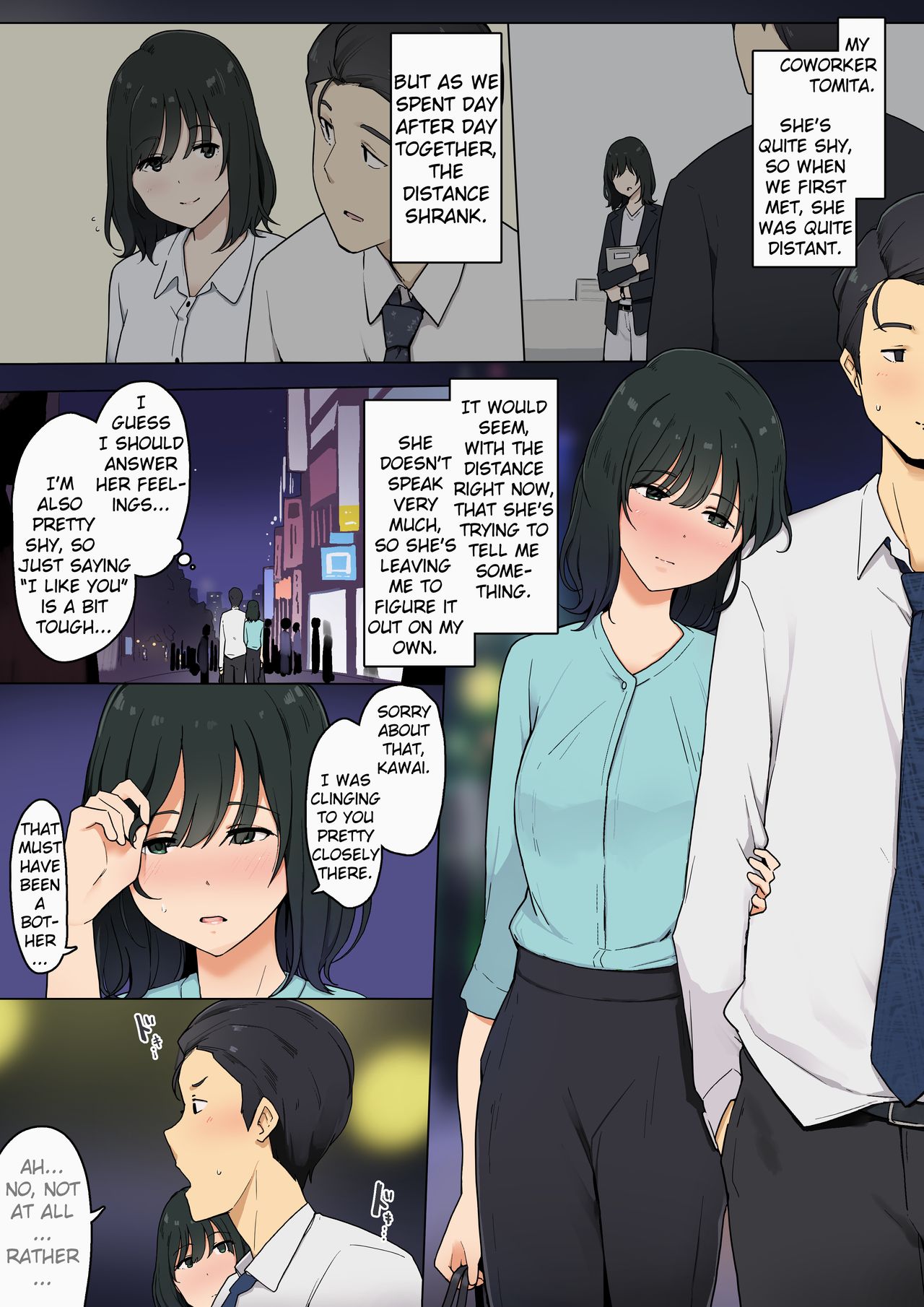 Hitomishiri Douryou Joshi to Micchaku Sex Suru Ohanashi page 4 full