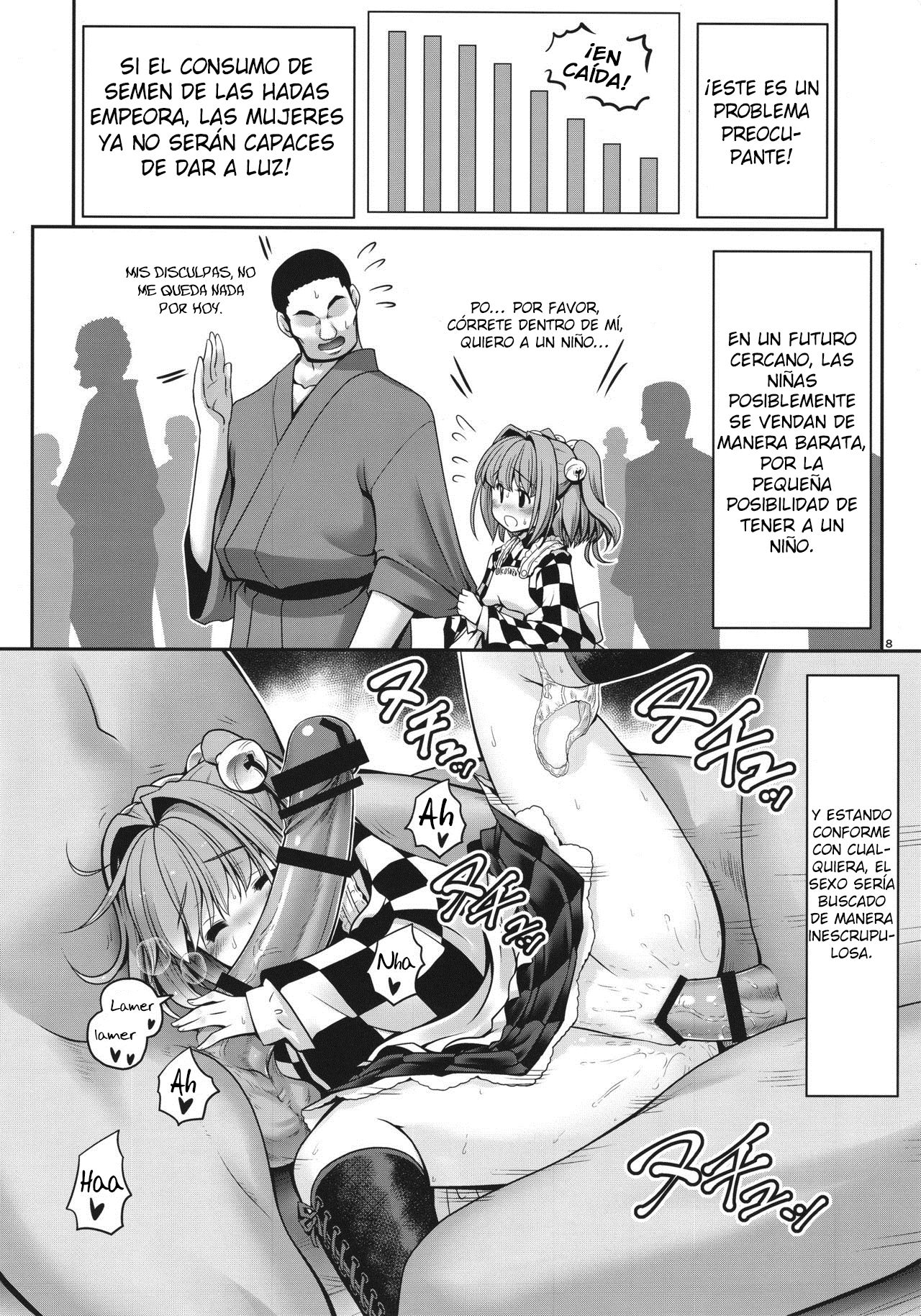 Seieki ni Muragari Suitsuku Yousei-tachi page 8 full