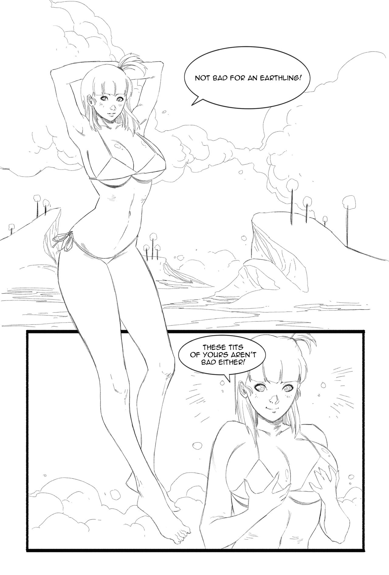 Bulma gets swapped with a Frog!? page 5 full