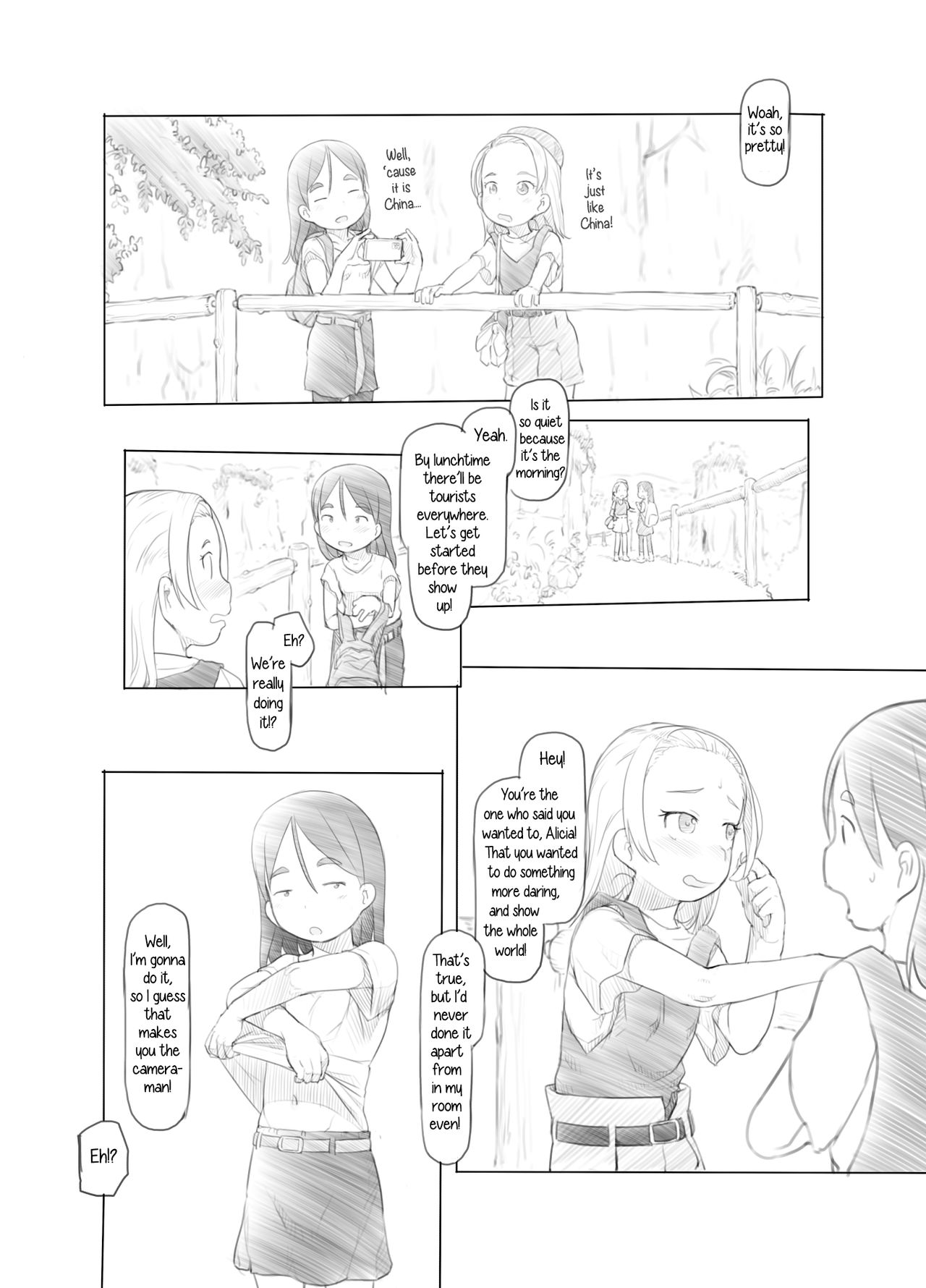 Ali-channel 2 Hikyou Roshutsu Mesugaki Bitch Kyoudou Haishin | Alicia &amp; Tao's Secret Sightseeing Exhibitionism Pervy Kiddie Bitch Collaboration Video page 7 full