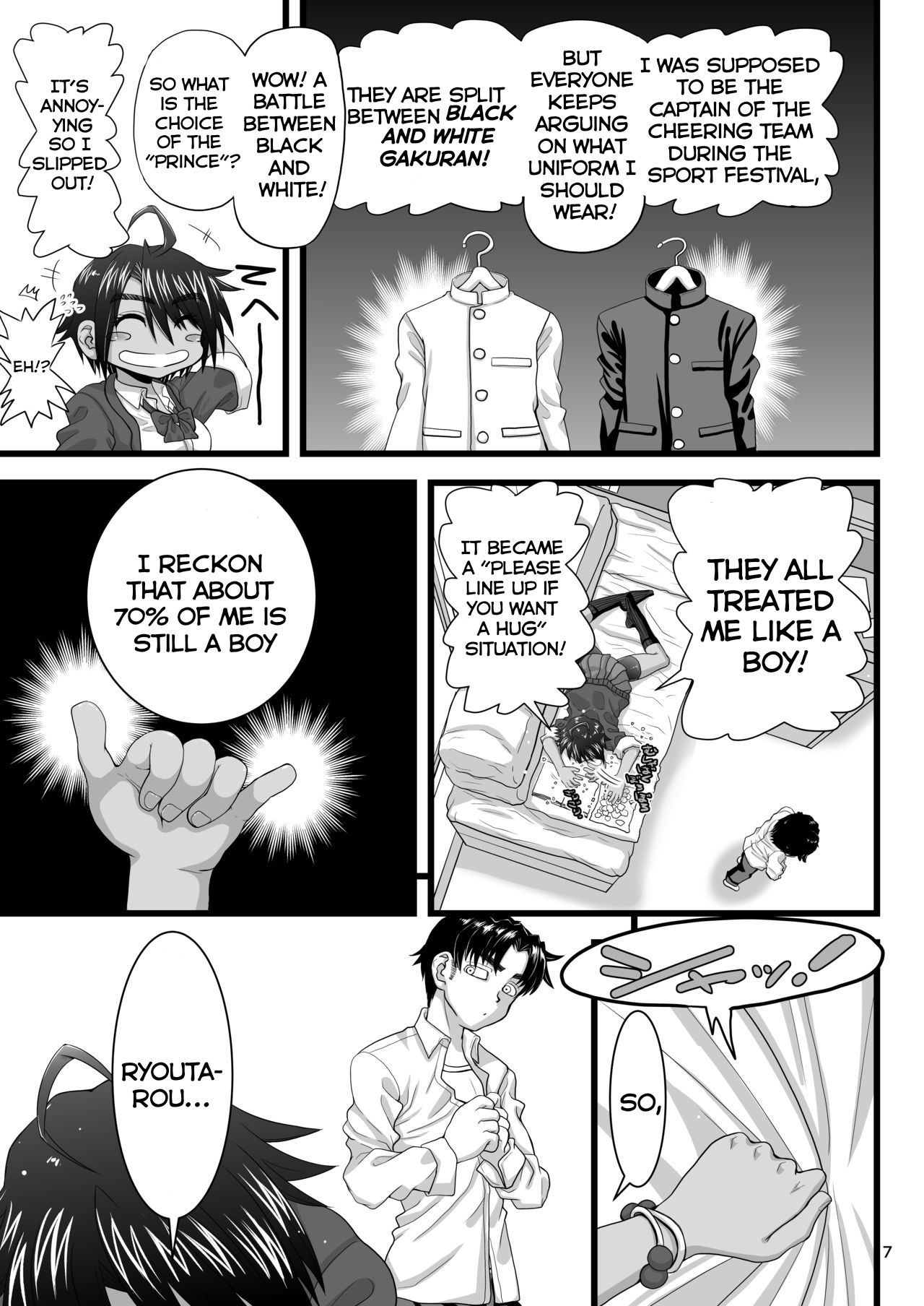 Osananajimi wa Joshikou no Ouji dakedo Ore no Mae de wa Mesu ni Naru | My childhood friend is the prince of an all-female school but she is a slut in front of me page 7 full