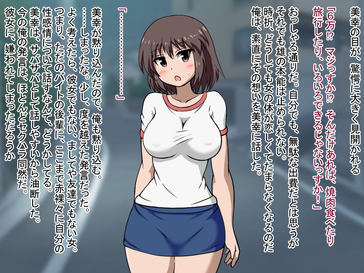 Ore ga Fuuzoku ni Maitsuki 6-man Yen Tsukatteru Koto o Shitta Beit no Kouhai ga, "Okane ga Mottainai" to Itte Seiyoku Shori Shite Kureru Hanashi page 3 full