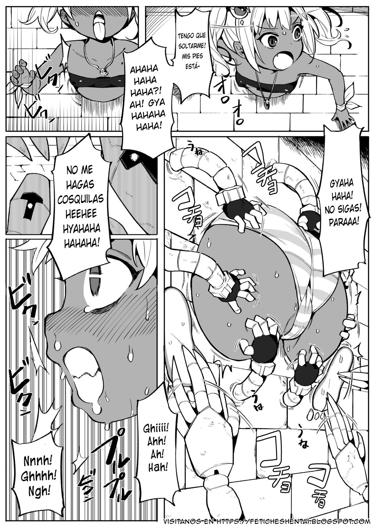Bishoujo Touzoku Kusuguri Trap Dungeon! | Thief Girl and Tickling Trap Dungeon! page 10 full