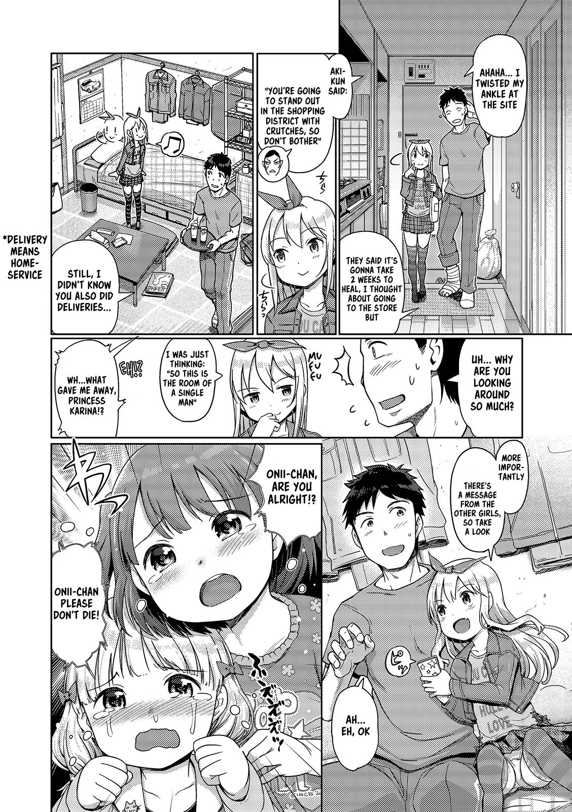 Awa no Ohime-sama #13 Karina to, Kega to, Delivery | Bubble Princess #13! Karina's Delivery page 2 full