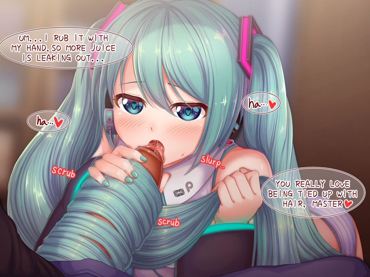 Miku-Hairjob page 5 full