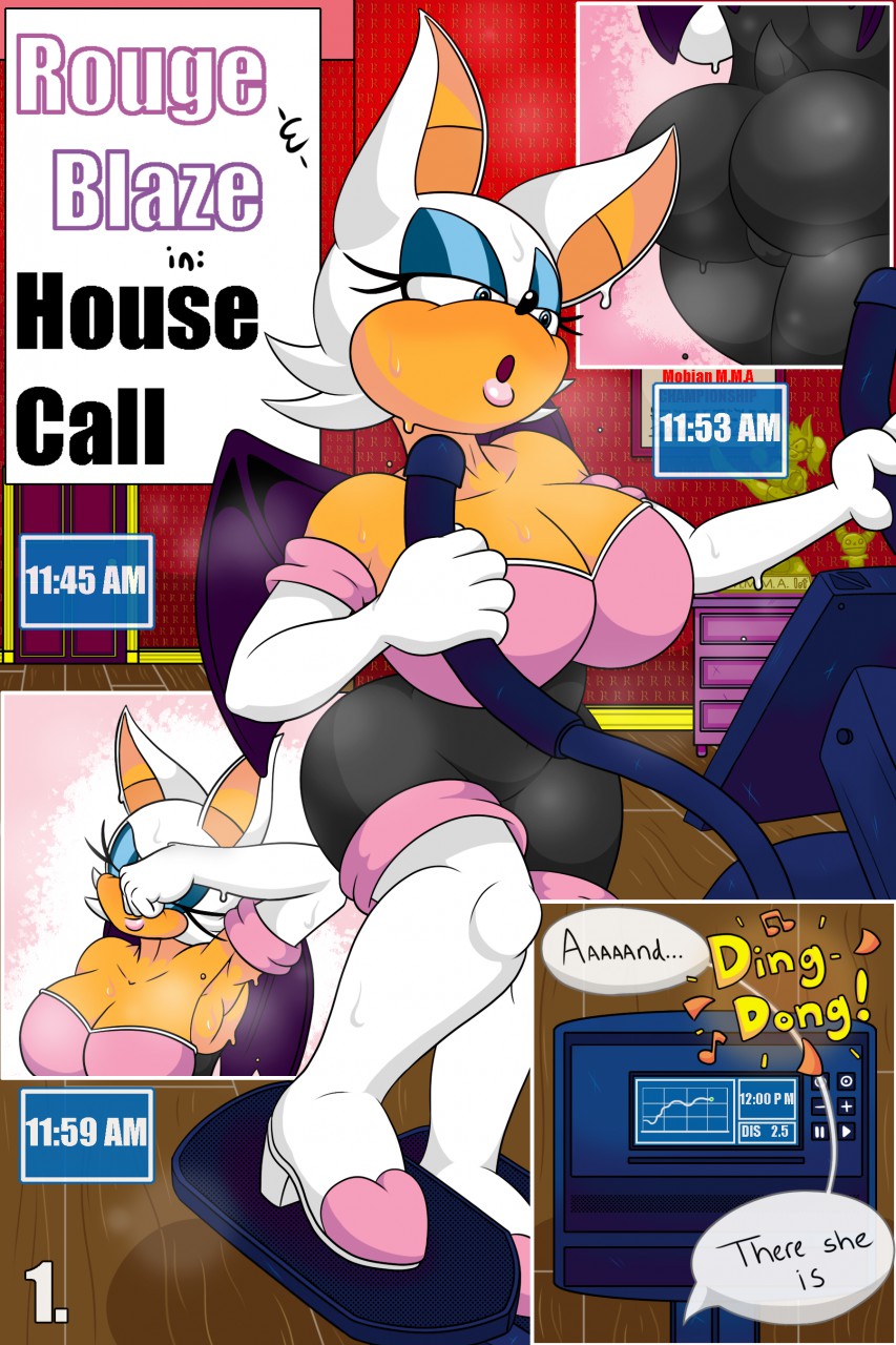 Rouge and Blaze in: House Call page 1 full