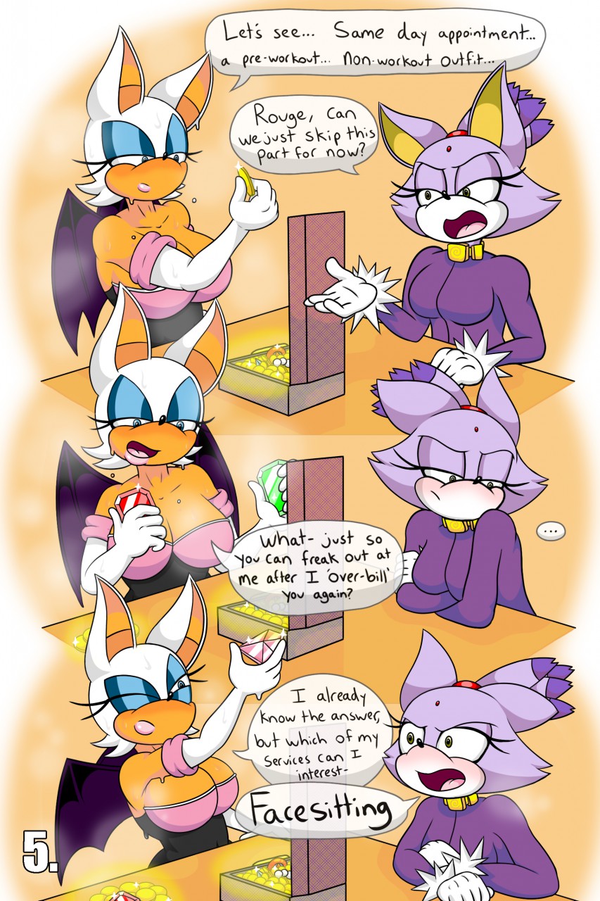 Rouge and Blaze in: House Call page 5 full