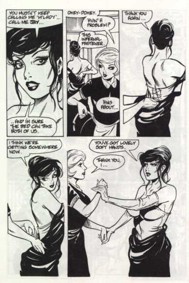 2 hot girls on a hot summer night - Issue 3 page 8 full