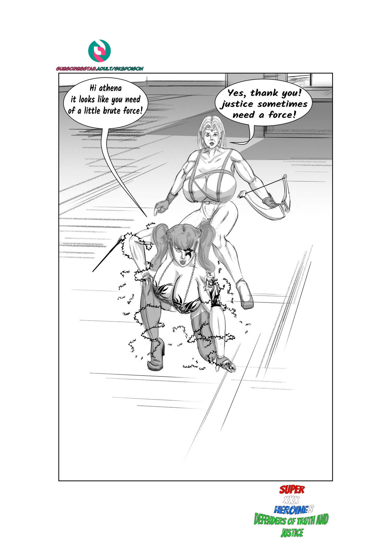 Super Heroines XXX The Invasion of the Underworld page 9 full