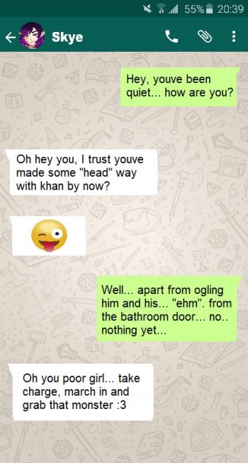 Lian &amp; Skye, Khan gossip again cover