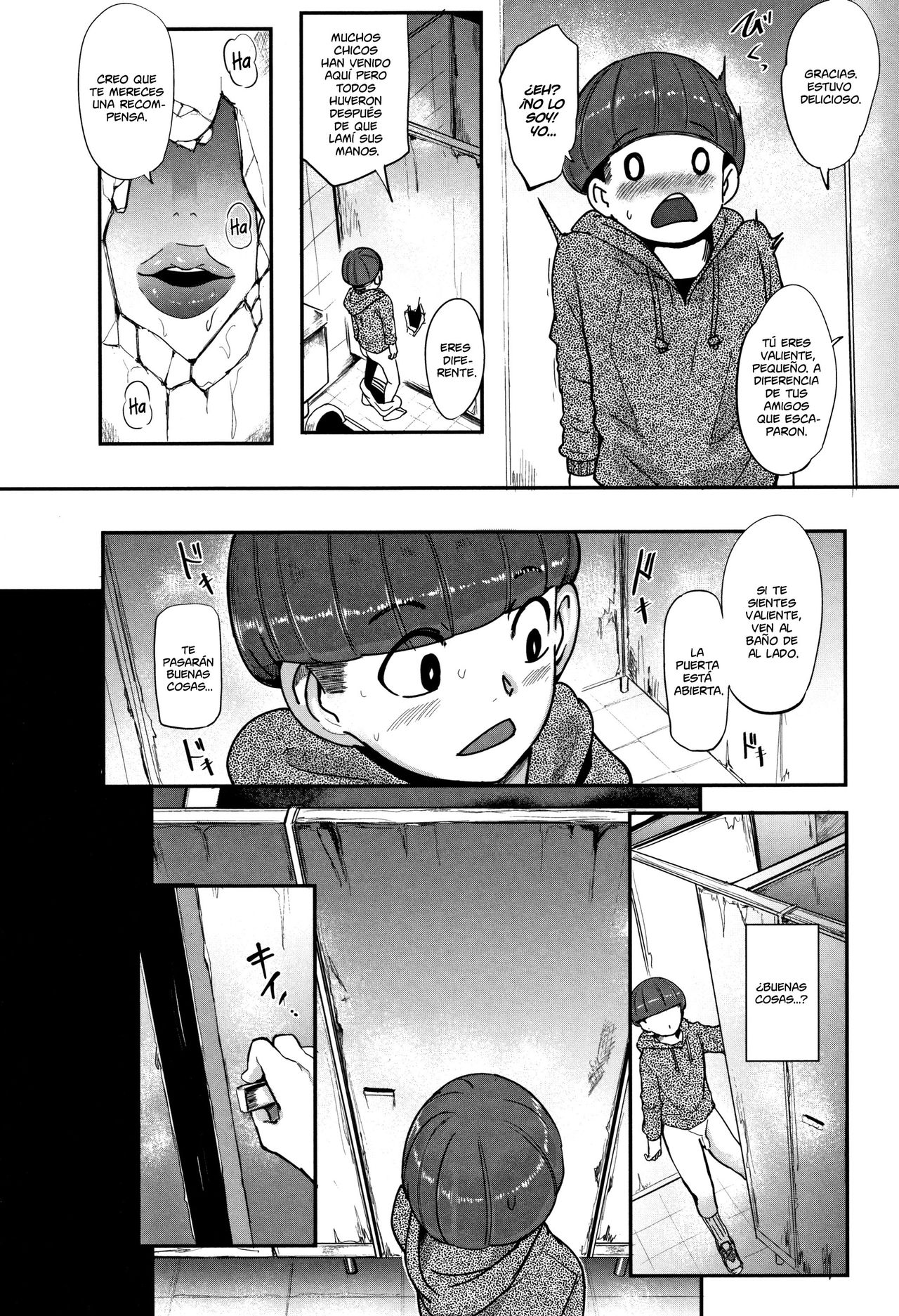 Kaiki! Ana onna | ¡Insólito! La Mujer del Agujero page 10 full