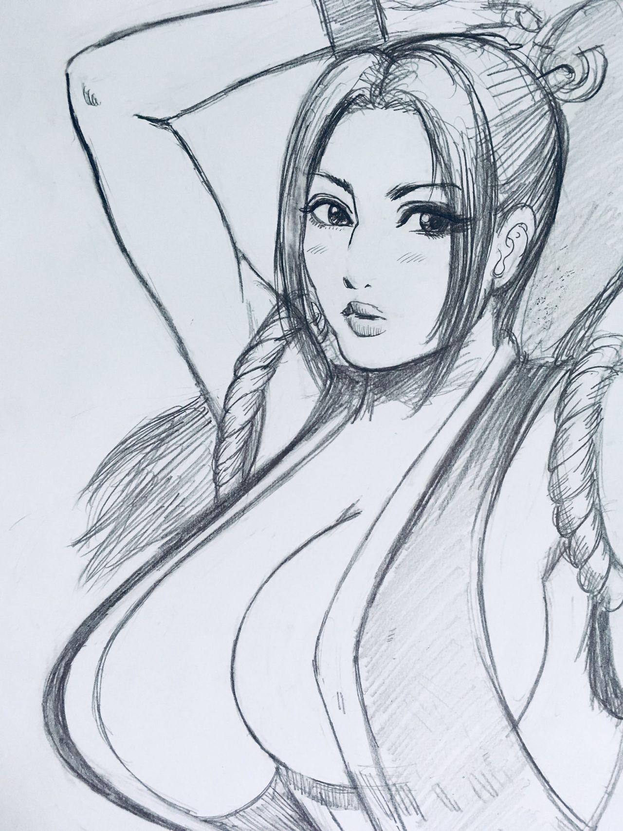 Mai Shiranui Sketches page 1 full