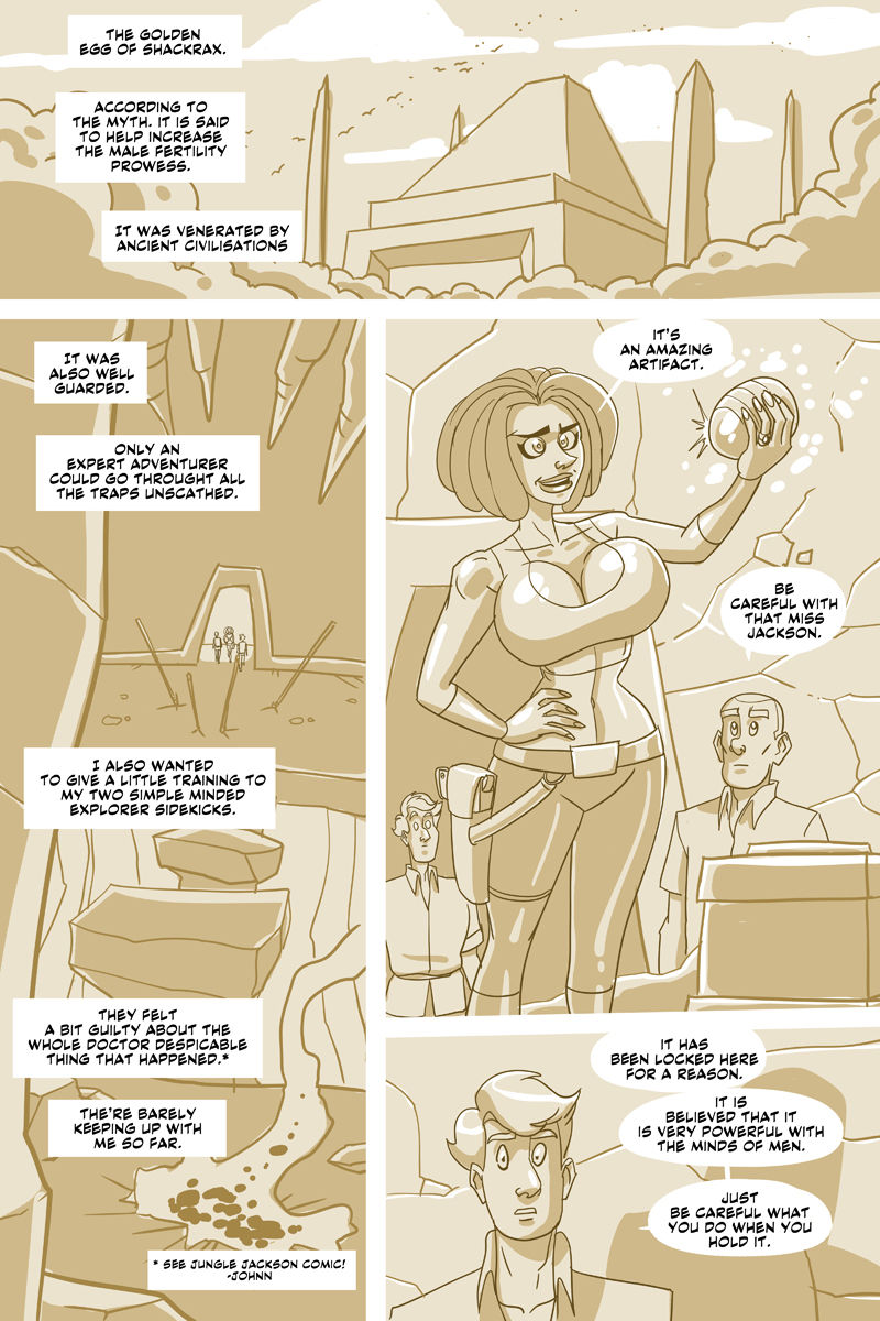 JOHN NORTH - Jungle Jackson and the golden egg page 3 full