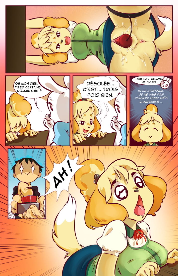 Isabelle's Hard Day at Work | La Dure Journée de Travail de Marie page 4 full
