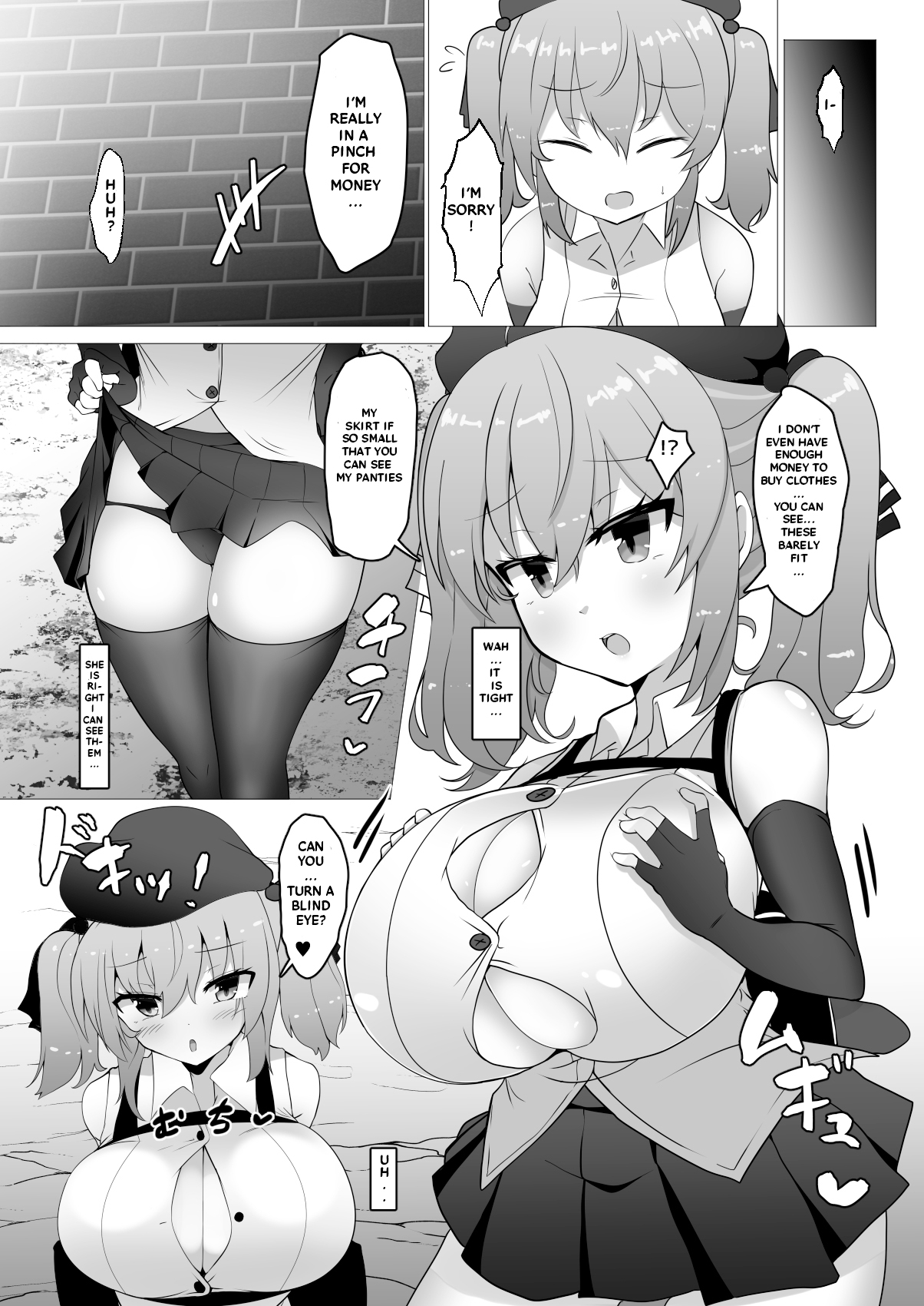 Chichi ga Dekai dake no Touzoku Musume nanka ni Makeru Wake Nai daro!! | Rogue that uses her breast to defeat others, I won't lose!! page 7 full