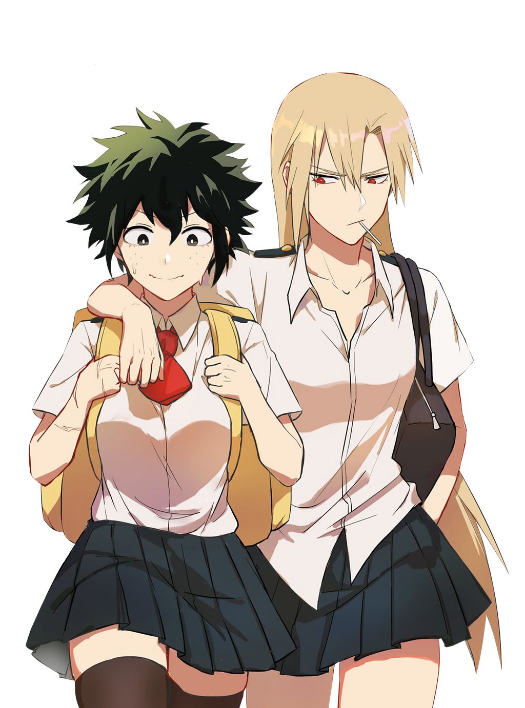 Mostly Bakugo Genderbend page 1 full
