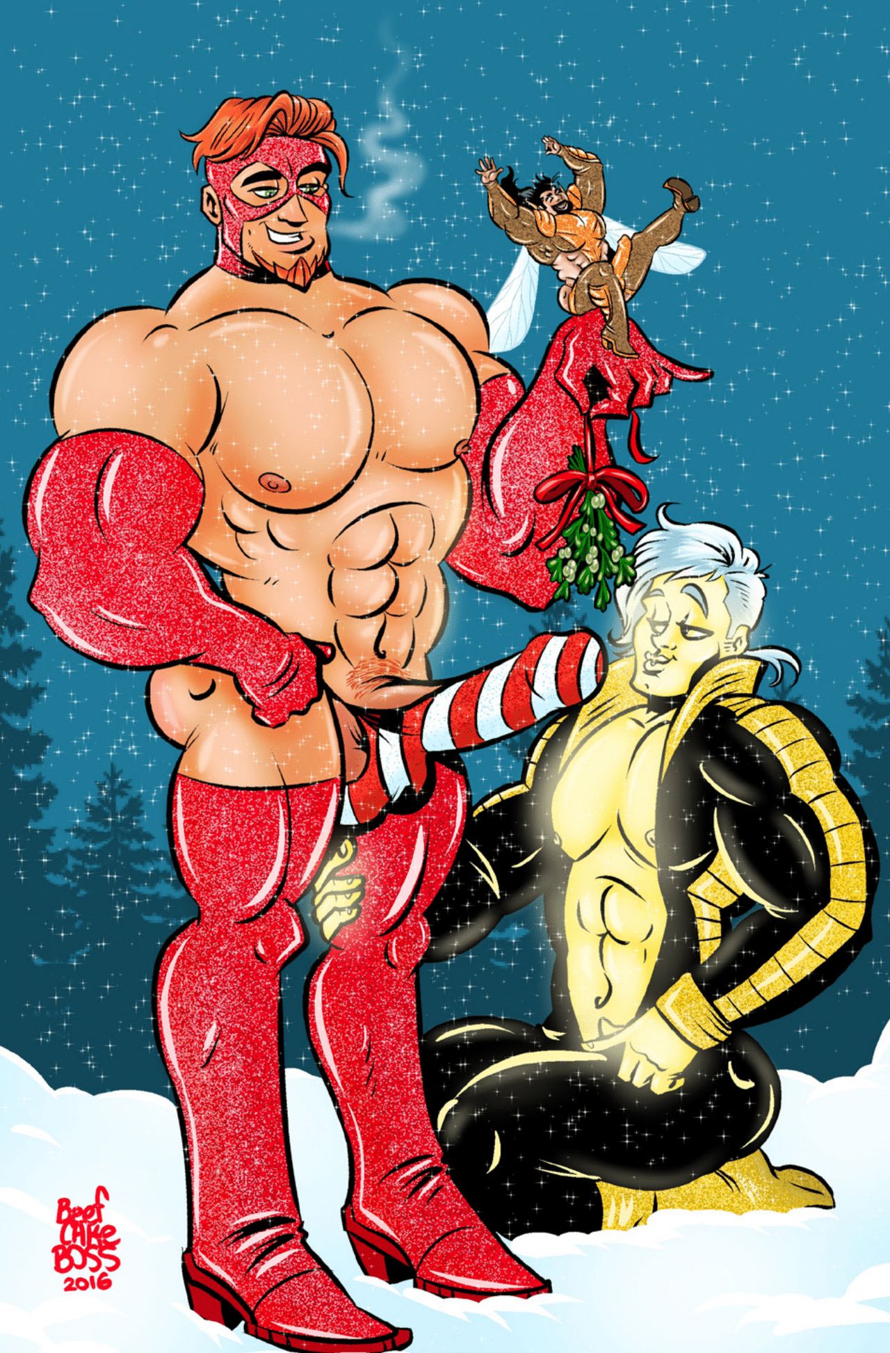 A Very Kinky Christmas Meaty 2 page 7 full