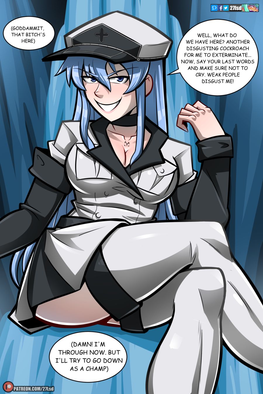 Esdeath Patreon page 1 full