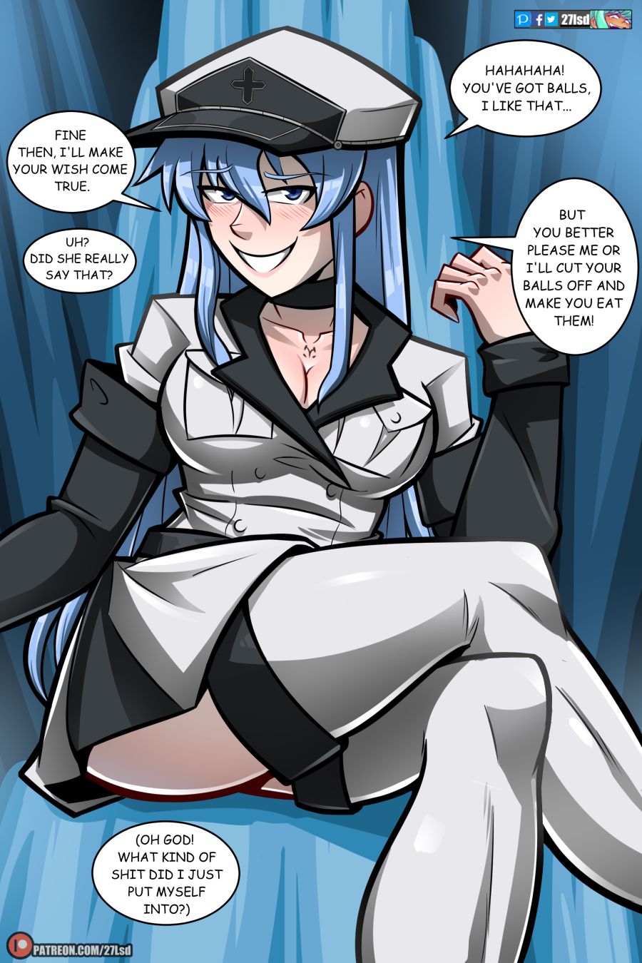 Esdeath Patreon page 3 full