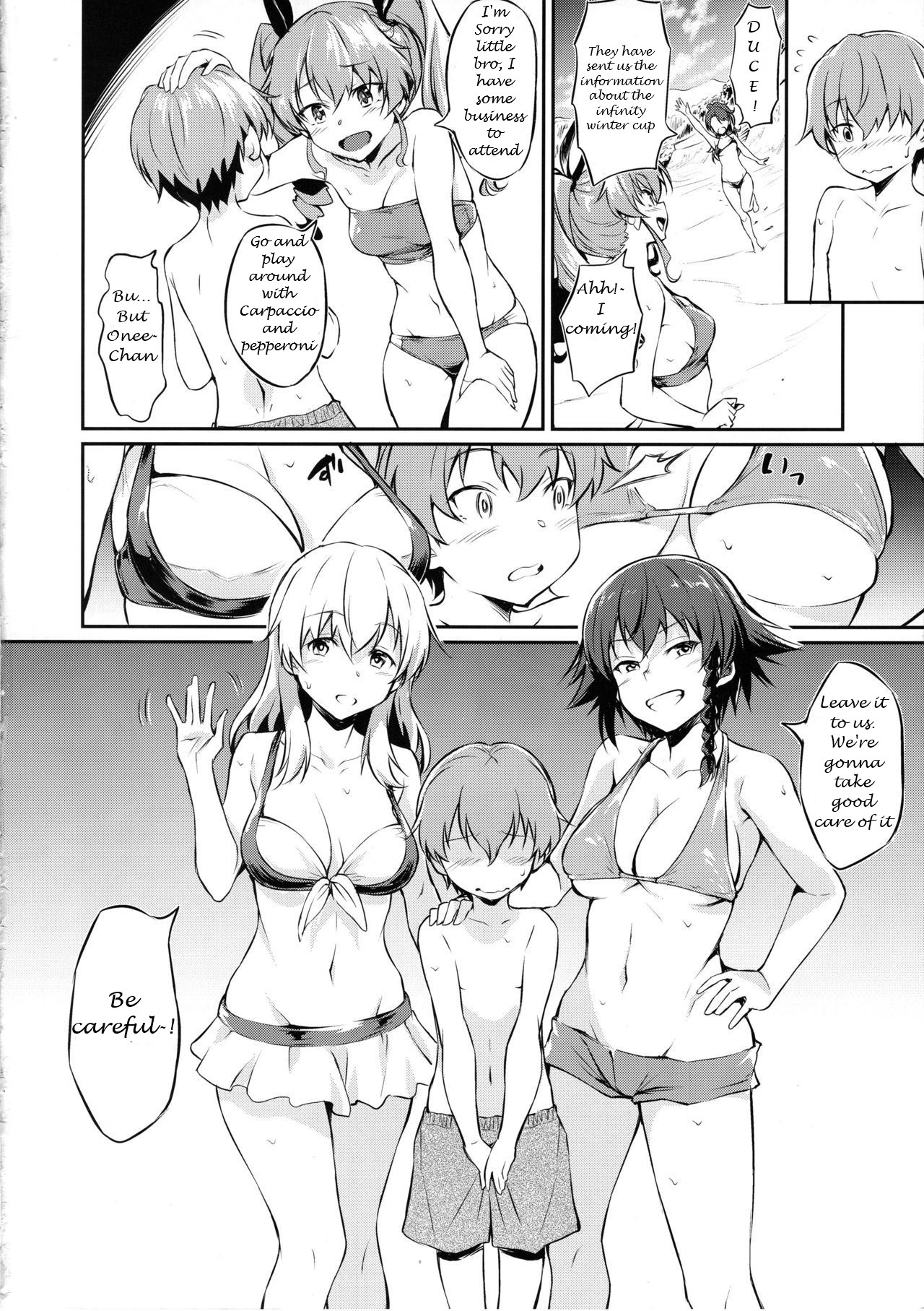 Senshadou no Uramichi Anzio Koukou page 3 full