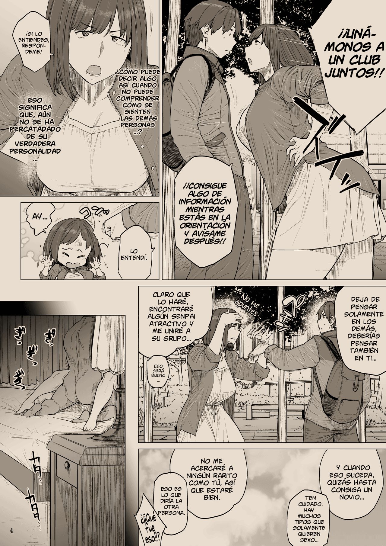 B.S.S.² -Boku ga Saki ni Suki datta no ni Bijin de Kashiko na Osananajimi ga Senpai no Circle no Tetsudai de Suki Houdai Sareteita Hanashi- page 4 full