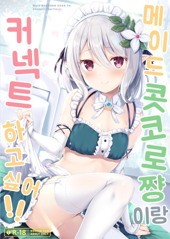 Maid Kokkoro-chan to Connect shitai!! | 메이드 콧코로쨩이랑 커넥트 하고싶어!! cover