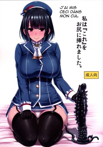 Watashi wa "Kore" o Oshiri ni Iremashita. cover