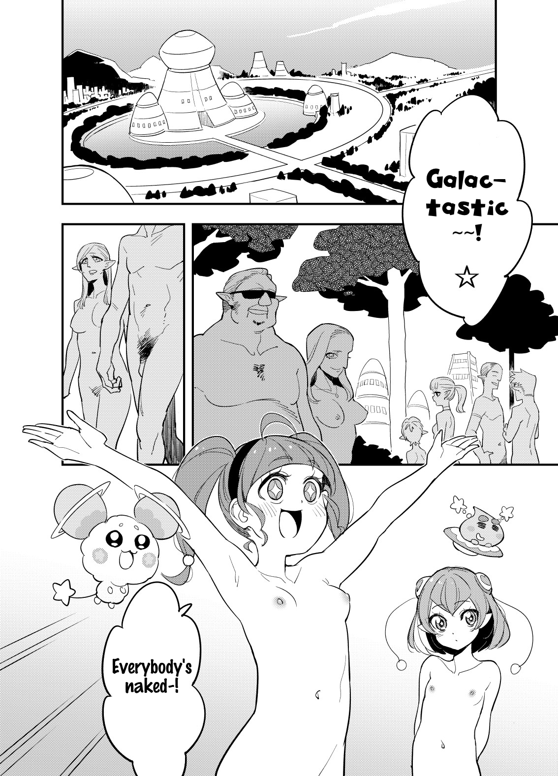 Wakusei Supponpon ni Yattekita StaPre no Gag Manga | A Trip to Planet Starkers: a StaPre Gag Manga page 3 full