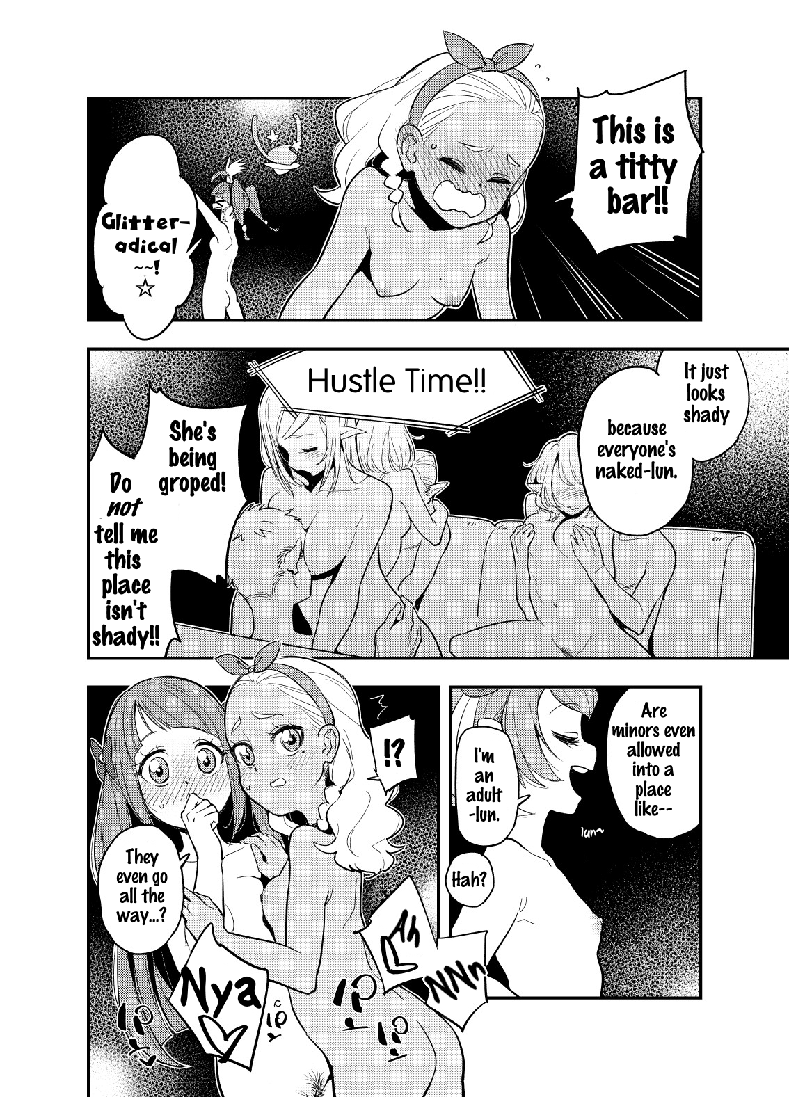 Wakusei Supponpon ni Yattekita StaPre no Gag Manga | A Trip to Planet Starkers: a StaPre Gag Manga page 7 full