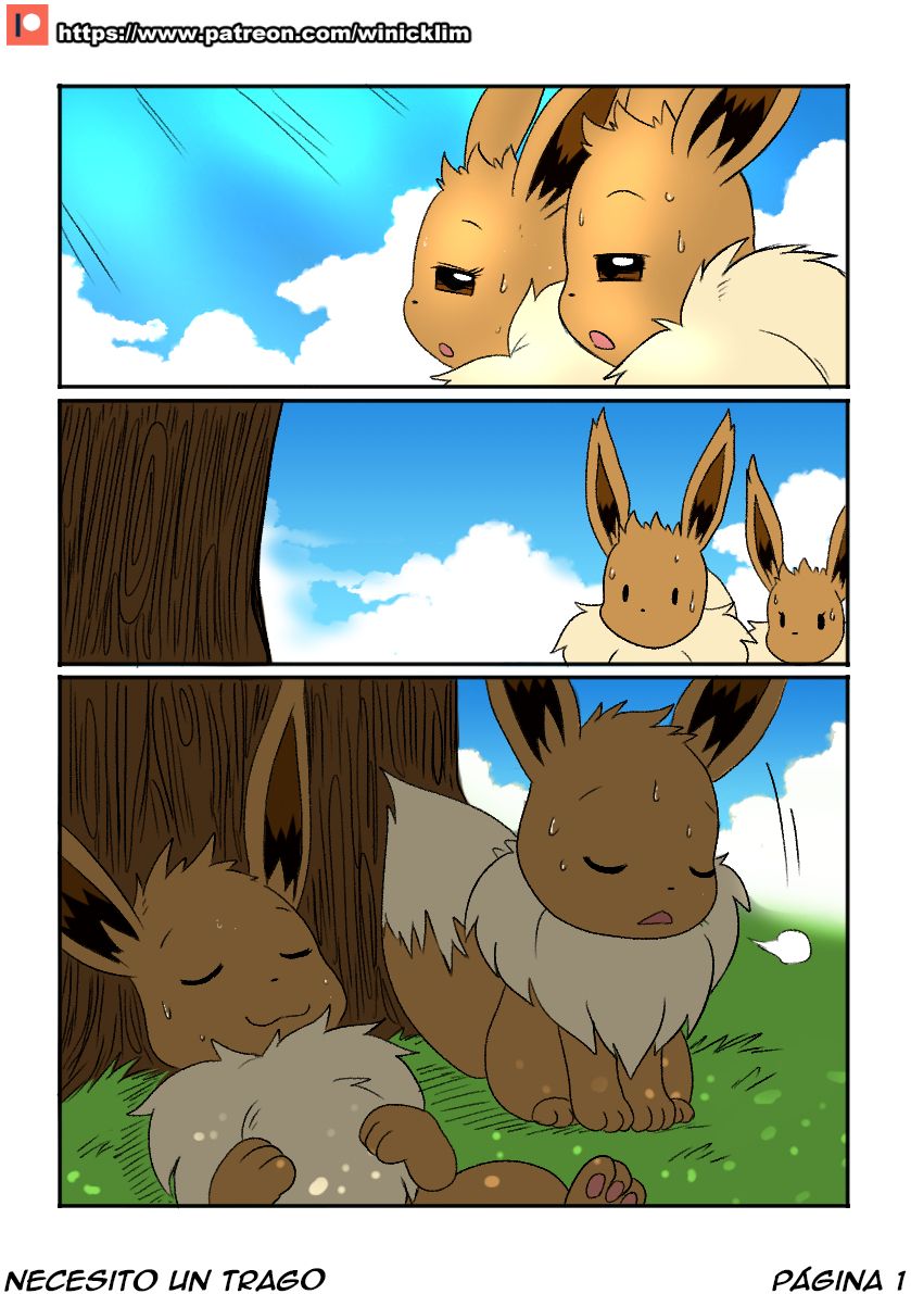 Necesito Un Trago - por Winick-Lim  Comic Eevee page 2 full