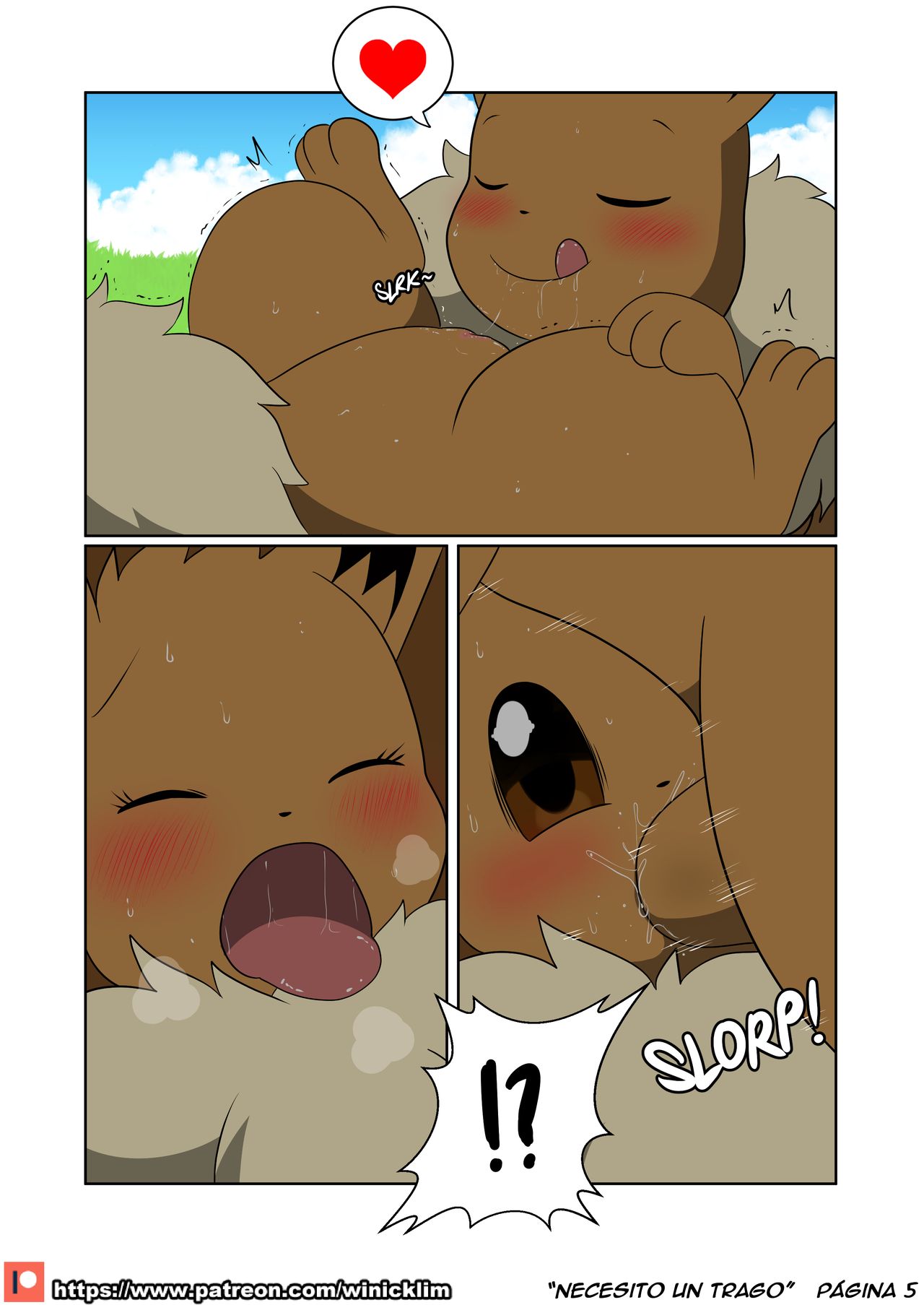 Necesito Un Trago - por Winick-Lim  Comic Eevee page 6 full