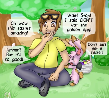 egged on ENGLISH cover