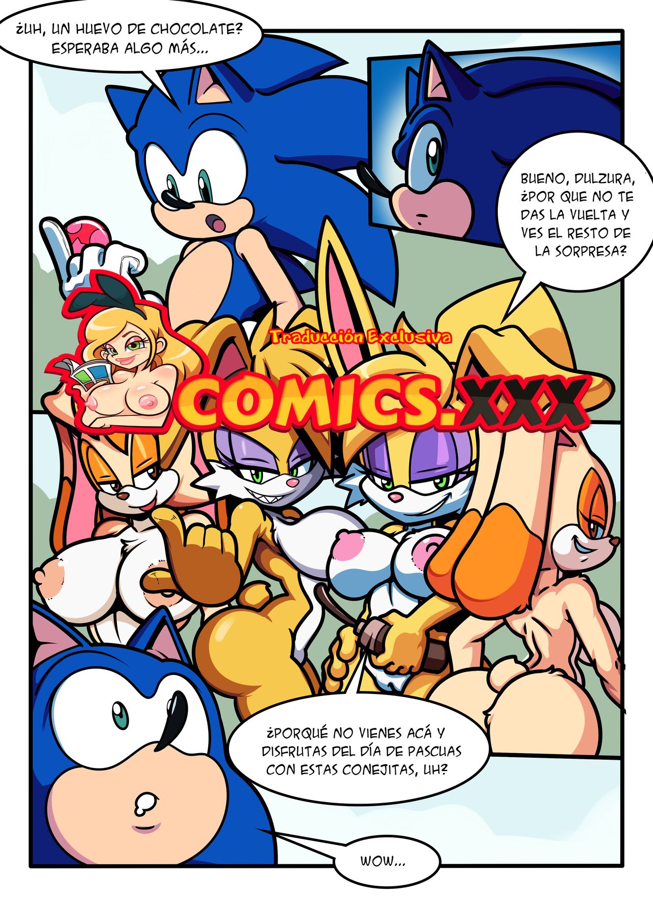 Sonic Girls Easter -  -  - page 1 full