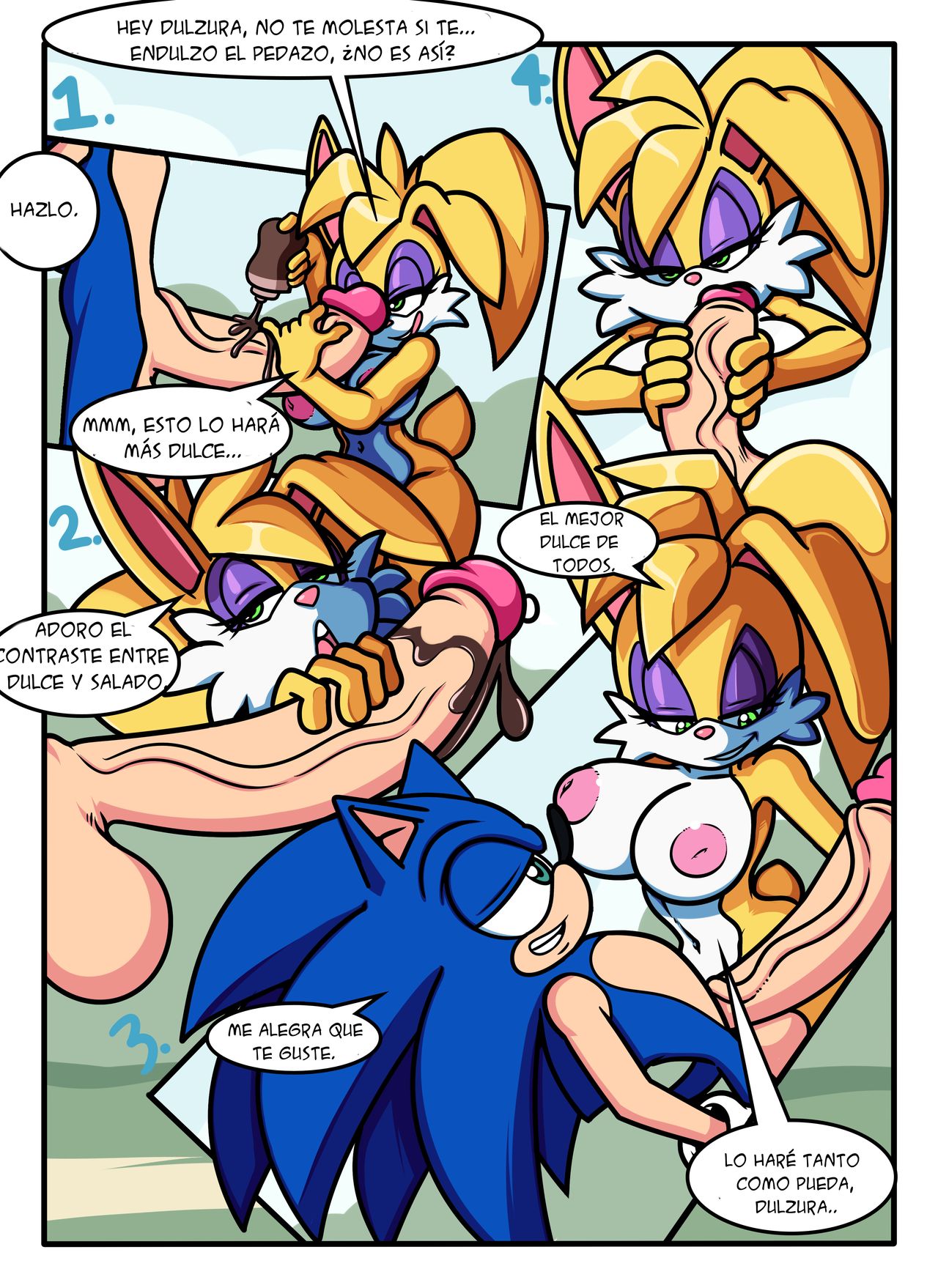 Sonic Girls Easter -  -  - page 4 full